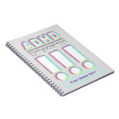 Carnet ADHD les sons! ! Couleurs pastel (Côté Droit)