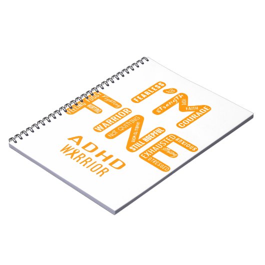 Carnet ADHD Warrior - JE VAIS BIEN (Côté gauche)