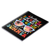 Carnet Adieu 3e année Bonjour 4e année mais premier été (Côté gauche)