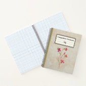 Carnet Adieu aux fleurs de printemps Composition personna (Intérieur)