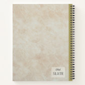 Carnet Adieu aux fleurs de printemps Composition personna (Dos)