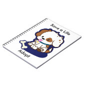 Carnet Adoptez un chien (Côté gauche)