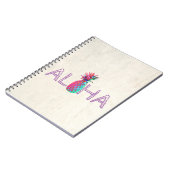 Carnet Adorable Aloha Ananas Hawaïen (Côté gauche)