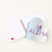 Carnet Adorable Aloha Hawaïen Pineapple, Argent (Intérieur)