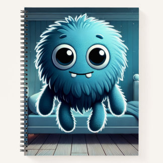 Carnet Adorable Blue Fluffy