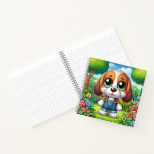 Carnet Adorable Chiot Dans Les Murs