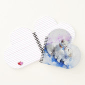Carnet Adorable chiot et chaton Kiss Paint Splatter (Intérieur)