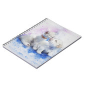 Carnet Adorable Chiot et Kitten Kiss Paint Splatz Note (Côté gauche)