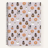 Carnet Adorable Chouette d'Halloween Motif (Devant)