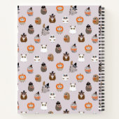 Carnet Adorable Chouette d'Halloween Motif (Dos)