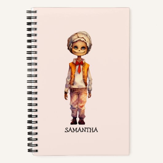 Carnet Adorable Kid Zombie - Jolie Halloween (Recto)