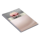 Carnet Adorable Lotus élégant (Côté Droit)