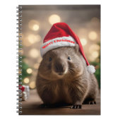 Carnet adorable Noël Wombat, (Devant)