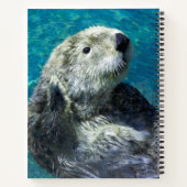 Carnet Adorable Otter de mer Mignonne Eau Bleue (Dos)