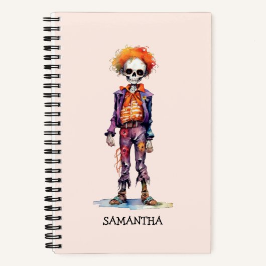 Carnet Adorable Pastel Zombie - Jolie Halloween (Recto)