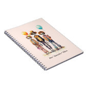 Carnet Adorable Pastel Zombie Trio - Jolie Halloween (2) (Côté Droit)