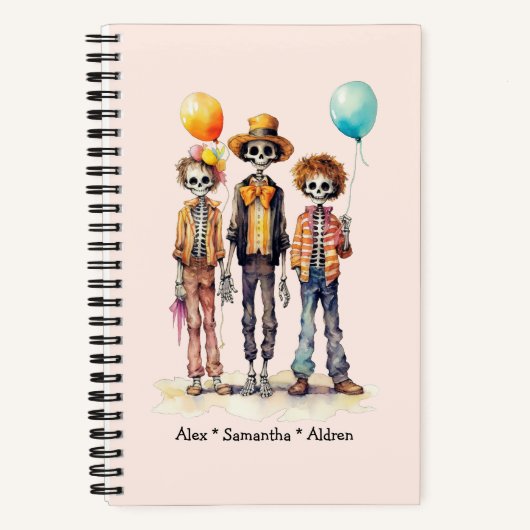 Carnet Adorable Pastel Zombie Trio - Jolie Halloween (2) (Recto)