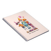 Carnet Adorable Pastel Zombie Trio - Jolie Halloween (3) (Côté Droit)