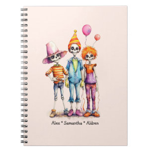 Carnet Adorable Pastel Zombie Trio - Jolie Halloween (3)
