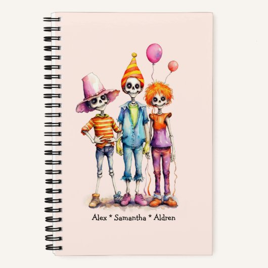 Carnet Adorable Pastel Zombie Trio - Jolie Halloween (3) (Recto)