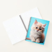 Carnet Adorable Potrait de chaton blanc-54971 (Intérieur)