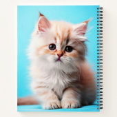 Carnet Adorable Potrait de chaton blanc-54971 (Dos)
