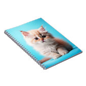 Carnet Adorable Potrait de chaton blanc-54971 (Côté Droit)