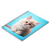 Carnet Adorable Potrait de chaton blanc-54971 (Côté gauche)