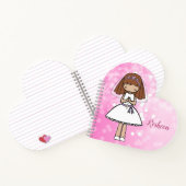 Carnet Adorable Première sainte communion rousse cheveux  (Intérieur)
