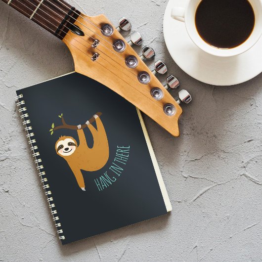 Carnet Adorable Sloth "Hang in There"