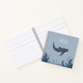 Carnet Adorable sous le nom de requin baleine marine (Intérieur)