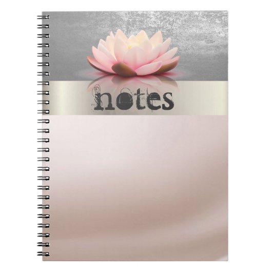 Carnet Adorable Stylish Lotus (Devant)