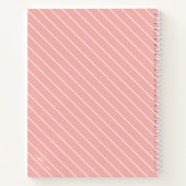 Carnet Adorable Tri Rouge Aussie avec Fleurs Personnalisé (Dos)