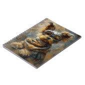 Carnet Adorable Yorkie Chien En Lunettes 163 (Côté gauche)