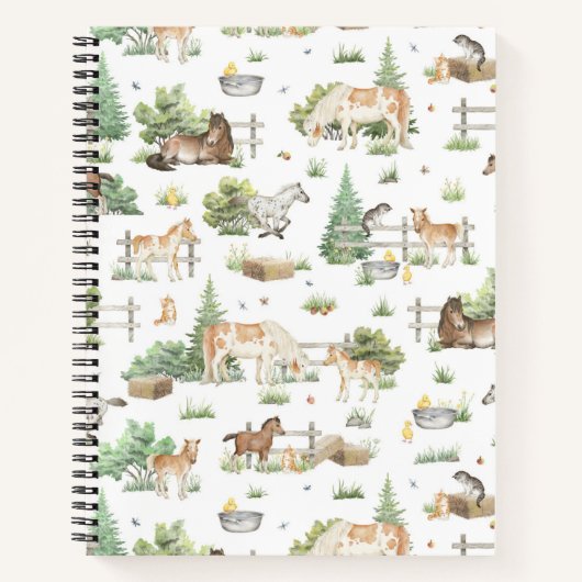 Carnet Adorables petits poneys (Devant)