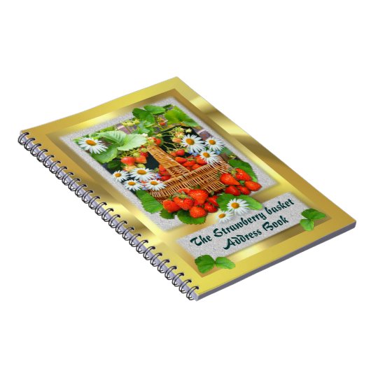 Carnet Adresse du panier de fraises (Côté Droit)