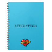 Carnet Adrienne Heart Blue (Devant)