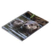 Carnet **"Adrift in Love : Mummy and Baby Otter"** (Côté gauche)