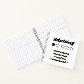 Carnet Adulte d'une étoile (Intérieur)