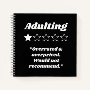 Carnet Adulte d'une étoile