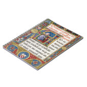 Carnet Advent Liturgie de Noël Manuscrit médiéval (Côté gauche)