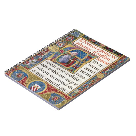 Carnet Advent Liturgie de Noël Manuscrit médiéval (Côté gauche)