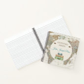 Carnet Adventure Await World Travel Map Moderne (Intérieur)