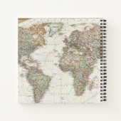 Carnet Adventure Await World Travel Map Moderne (Dos)