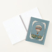 Carnet Adventure Awaits Embroidered Hot Air Balloon (Intérieur)