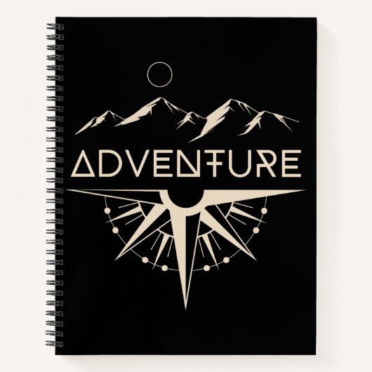 Carnet Adventure Compass Mountains (Devant)