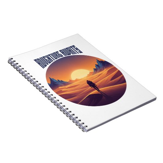 Carnet Adventure Desert Tee — Chasing Dunes & Desert Sky (Côté Droit)