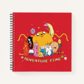 Carnet Adventure Time | Large Jake Group Graphic (Devant)