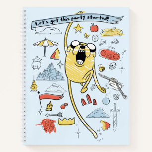 Carnet Adventure Time   Party Jake Sketch