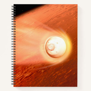 Carnet Aérocoque Avec Perpersévérance Rover Descente Vers